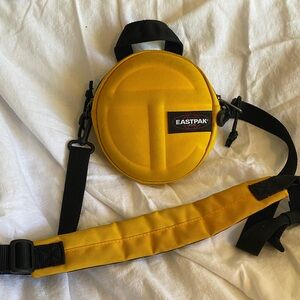 Telfar x Eastpak Yellow Circle Bag Crossbody Bag used w/ dust bag